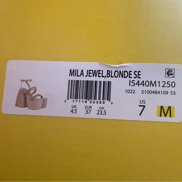 Circus NY - Nude Pink Platform Block Heel Sandals - Picture 7 of 8